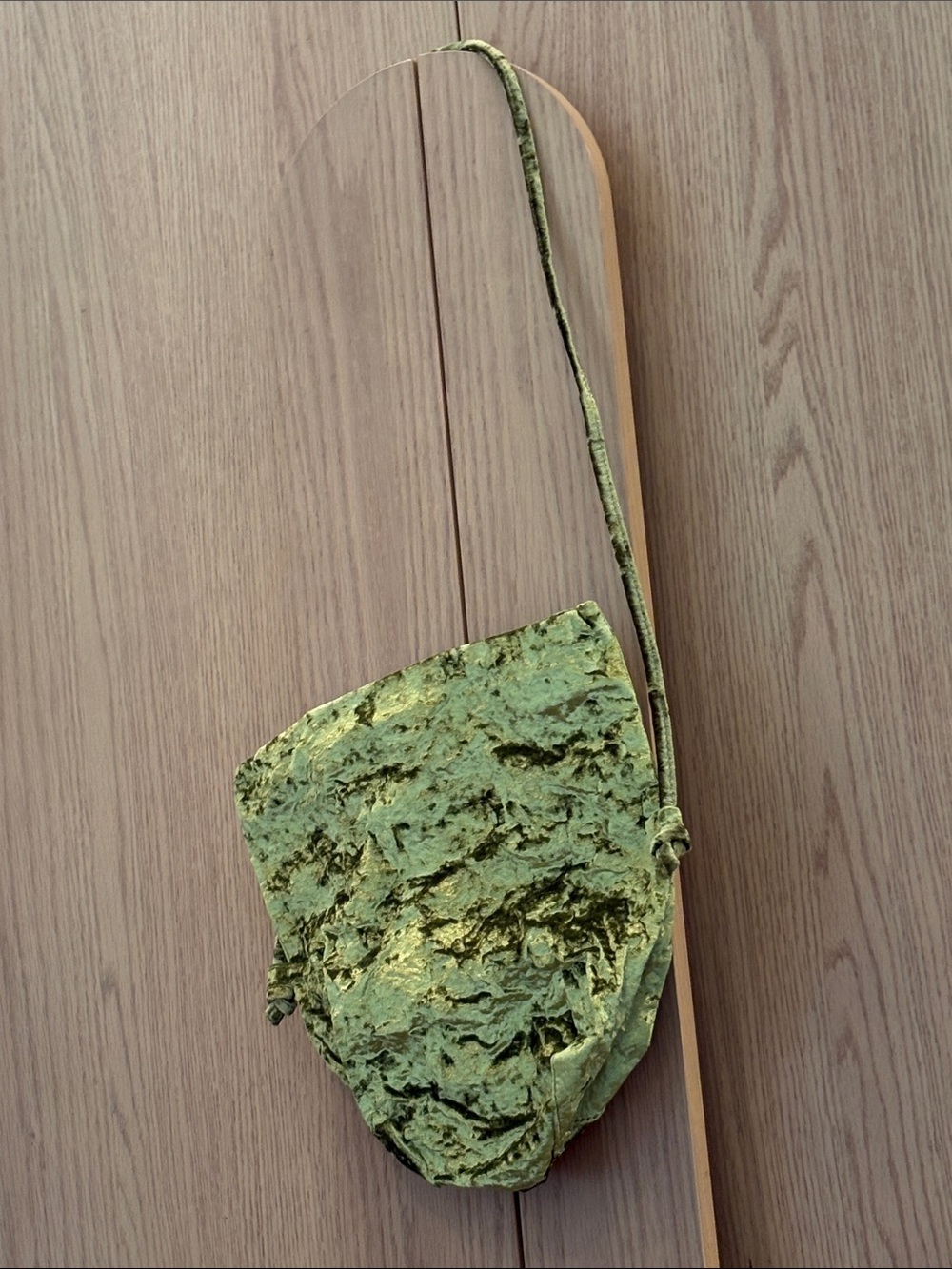 Crunchy Crushed Velvet Purse